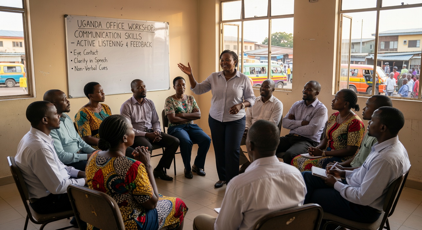 Communication skills workshop Uganda